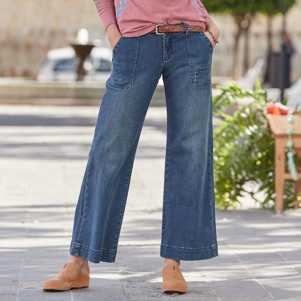 Sundance Blue Wide Leg Pants